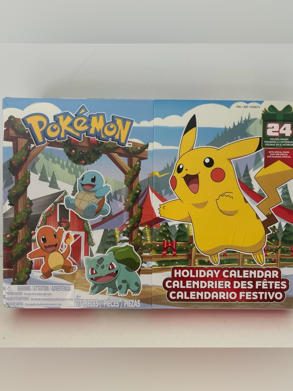 Pokemon Advent Calendar Christmas Holiday Seasonal Trend Collection NEW IN BOX